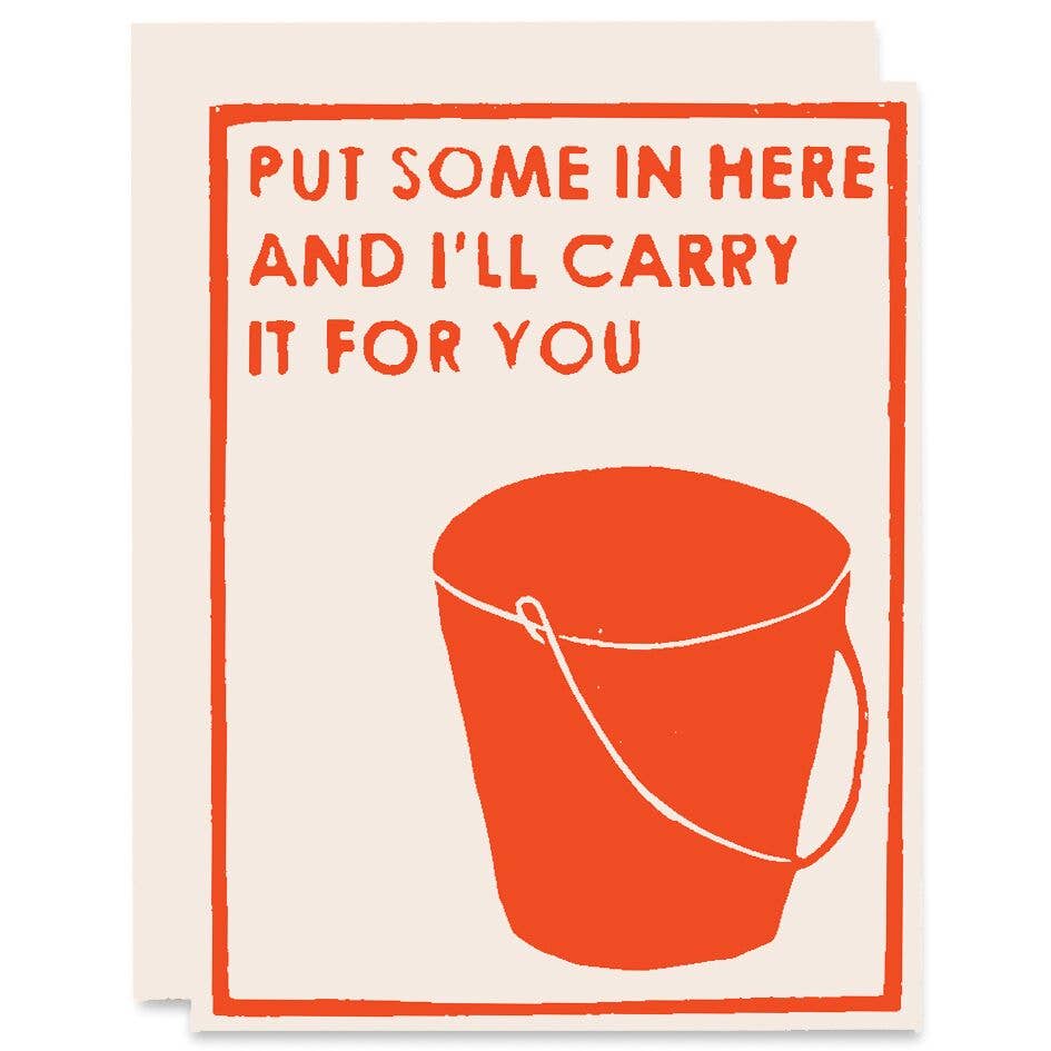 I'll Carry It For You Sympathy Card