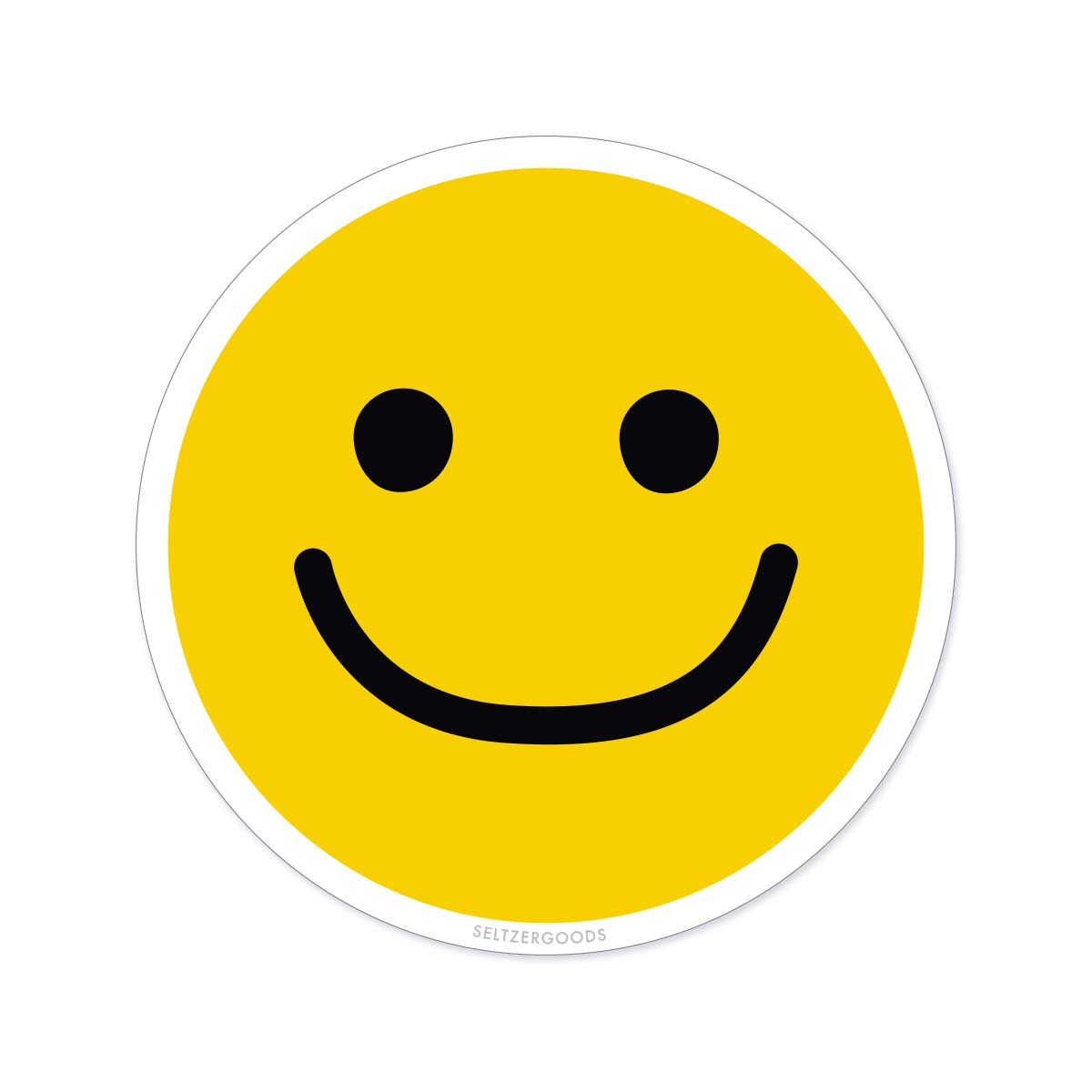 Smiley Yellow Sticker