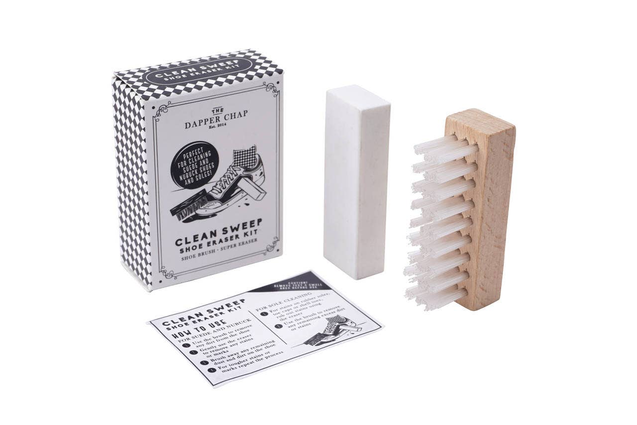 Dapper Chap 'Clean Sweep' Shoe Eraser Kit