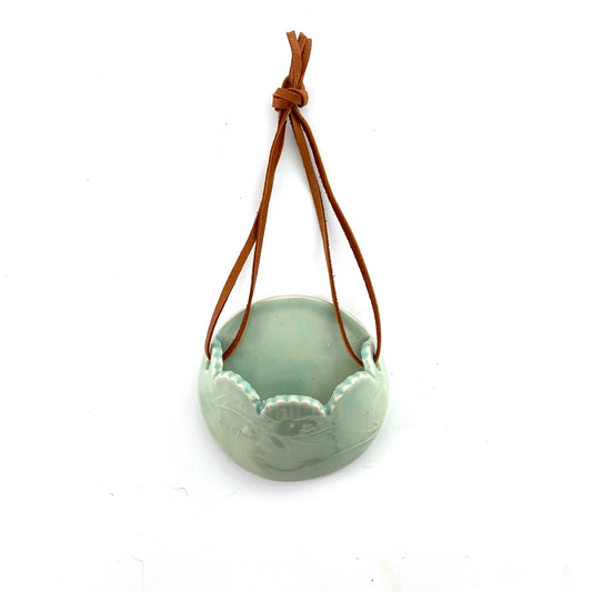 Ceramic Air Plant Holder, Hanging Planter, Spring Decor