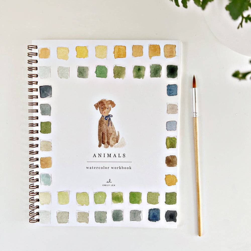 watercolor workbook animals